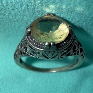Citrine Sterling Silver Ring